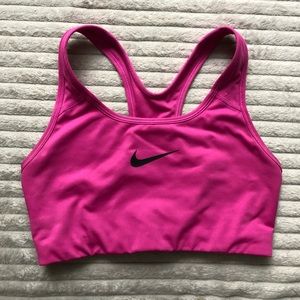 Hot Pink Nike Pro Sports Bra. Size S.  Excellent condition.